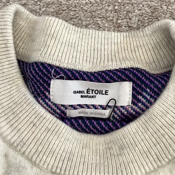 Aztec Patterned Cream Sweater - Picture 3 of 6